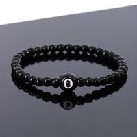 Einfacher Stil Billard Unendlichkeit Glas Perlen Unisex Armbänder main image 3