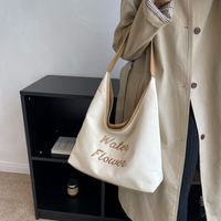 Mujeres Medio PC Letra Estilo Preppy Estilo Clásico Hebilla Magnética Bolso De Mano main image 8