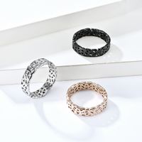 Simple Style Knot 304 Stainless Steel Hollow Out 18K Gold Plated Unisex Rings main image 1