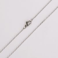 304 Stainless Steel 18K Gold Plated Simple Style Solid Color Choker sku image 1