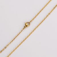 304 Stainless Steel 18K Gold Plated Simple Style Solid Color Choker sku image 4