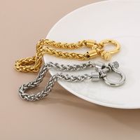 304 Stainless Steel Modern Style Simple Style Classic Style Geometric Bracelets Necklace main image 6