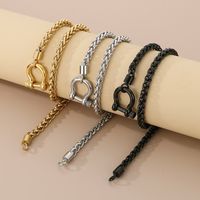 304 Stainless Steel Modern Style Simple Style Classic Style Geometric Bracelets Necklace main image 4