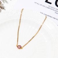 Wholesale Simple Style Classic Style Eye Copper Inlay 18K Gold Plated Gold Plating Silver Plated Zircon Bracelets main image 7