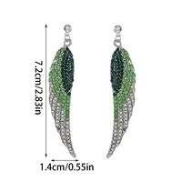 Retro Lady Novelty Wings Plating Alloy Artificial Gemstones Earrings main image 7