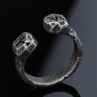 Hip-Hop Cool Style Geometric 304 Stainless Steel Men's Open Rings main image 3