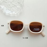 IG Style Vacation Solid Color Pc Resin Oval Frame Full Frame Kids Sunglasses main image 2