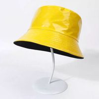Unisex Casual Streetwear Solid Color Wide Eaves Bucket Hat sku image 8