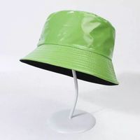 Unisex Lässig Strassenmode Einfarbig Breite Traufen Bucket Hat sku image 7