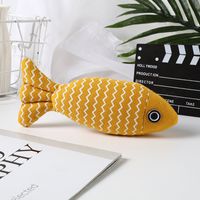 Cute Plush Simulation Fish Cat Teaser Toy sku image 2
