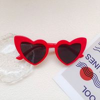 Wholesale Retro Heart-shaped Frame Children's Sunglasses Nihaojewelry sku image 8