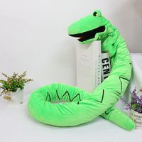 Plush Doll Cute Animal Shark Long Snake Dinosaur Mouth Movable Doll sku image 5