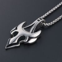 Simple Style Commute Teeth 304 Stainless Steel Men's Pendant Necklace main image 5