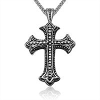 Simple Style Cross 304 Stainless Steel Men's Pendant Necklace main image 6