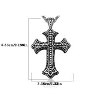 Simple Style Cross 304 Stainless Steel Men's Pendant Necklace main image 2