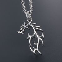 Simple Style Dragon 304 Stainless Steel Unisex Pendant Necklace main image 5