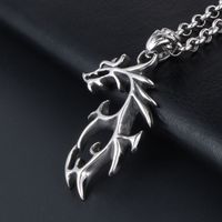 Simple Style Dragon 304 Stainless Steel Unisex Pendant Necklace main image 1