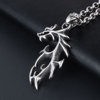 Style Simple Dragon Acier Inoxydable 304 Unisexe Pendentif main image 7