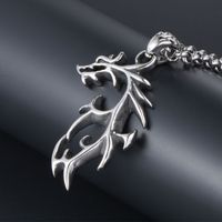 Simple Style Dragon 304 Stainless Steel Unisex Pendant Necklace main image 4