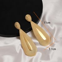 1 Pair Casual Simple Style Classic Style Water Droplets Alloy Drop Earrings main image 3