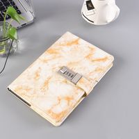 1 Piece Multicolor Gradient Color Learning Lectures Pu Leather Wood-free Paper Casual Elegant Notebook sku image 1