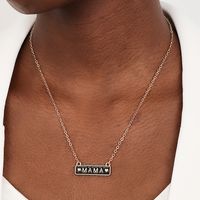 Bijoux En Gros MAMA Style Simple Lettre Forme De Cœur Alliage Collier main image 6