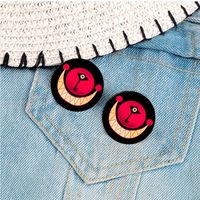 Casual Modern Style Cartoon Alloy Printing Unisex Brooches main image 4