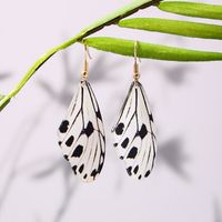 1 Pair Simple Style Classic Style Butterfly Printing Arylic Drop Earrings main image 2