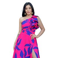 Women's Regular Dress Vacation Oblique Collar Printing Sleeveless Printing Maxi Long Dress Holiday Daily main image 2