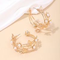 1 Pair Simple Style Classic Style Butterfly Hollow Out Alloy Earrings main image 6