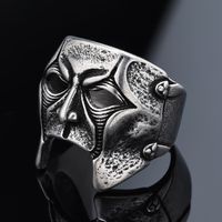 Hip-Hop Streetwear Geometric 304 Stainless Steel Men's Rings main image 3