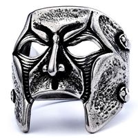Hip-Hop Streetwear Geometric 304 Stainless Steel Men's Rings main image 8