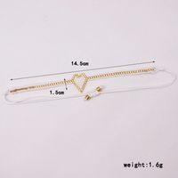 Elegant Luxurious Cross Letter Artificial Crystal Glass Knitting Women's Bracelets main image 5