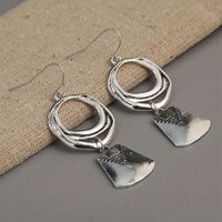 1 Pair Classical Retro Solid Color Alloy Drop Earrings main image 5