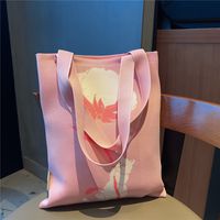 Women's Medium Knit Animal Flower Cute Open Shoulder Bag sku image 6