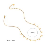 201 Stainless Steel 304 Stainless Steel 18K Gold Plated Simple Style Commute Life Tree Flower Butterfly Necklace main image 2