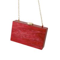 Arylic Solid Color Evening Bags main image 3