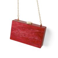 Arylic Solid Color Evening Bags sku image 2