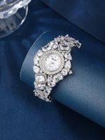 Elegant Glam Luxurious Solid Color Lathe Buckle Electronic Women's Watches main image 4