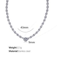 Titanium Steel 18K Gold Plated Vintage Style Plating Chain Necklace sku image 2