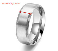Modern Style Simple Style Commute Round Solid Color 304 Stainless Steel Men's Rings main image 2