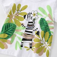 Simple Style Cartoon Cotton T-shirts & Blouses main image 3