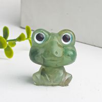 Cute Simple Style Frog Natural Stone Crystal Ornaments Artificial Decorations sku image 8