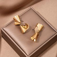 1 Pair Simple Style Classic Style Lines Irregular Alloy Ear Studs main image 2