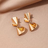 1 Pair Simple Style Classic Style Lines Irregular Alloy Ear Studs main image 4