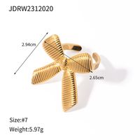IG Style Elegant Bow Knot Alloy Plating Women's Rings Earrings Necklace main image 6