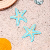 1 Pair Simple Style Classic Style Starfish Alloy Ear Studs main image 3