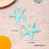 1 Pair Simple Style Classic Style Starfish Alloy Ear Studs main image 5
