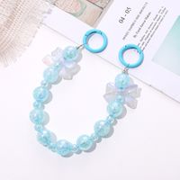 IG Style Sweet Bow Knot Crystal Beaded Plating Mobile Phone Chain main image 3
