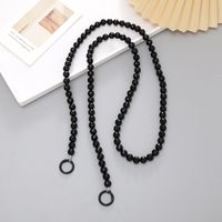 Simple Style Round Arylic Beaded Mobile Phone Chain sku image 4